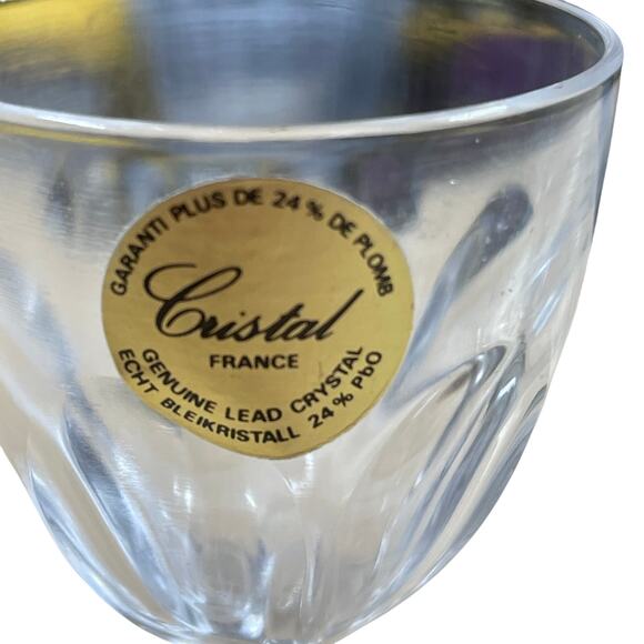 Cristal France Echt Bleikristall 24% Lead Crystal Cordial Glasses Set of 3 - Picture 2 of 6